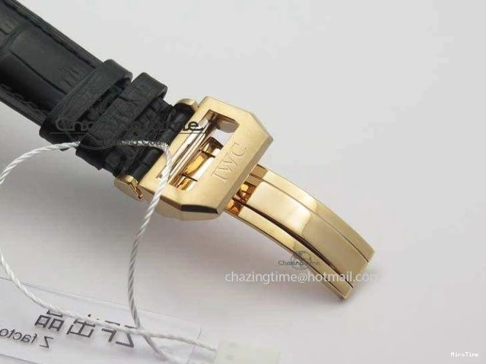 MIROTIME 0408 Portuguese Chrono RG IW371415 ZF 1:1 Best Edition Black Dial On Black Leather Strap A79350 (Slim Movement) FashionForward 7264